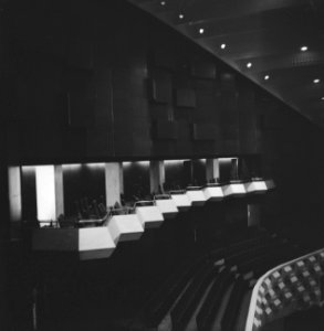 De Doelen te Rotterdam, overzicht hall, Bestanddeelnr 919-1370