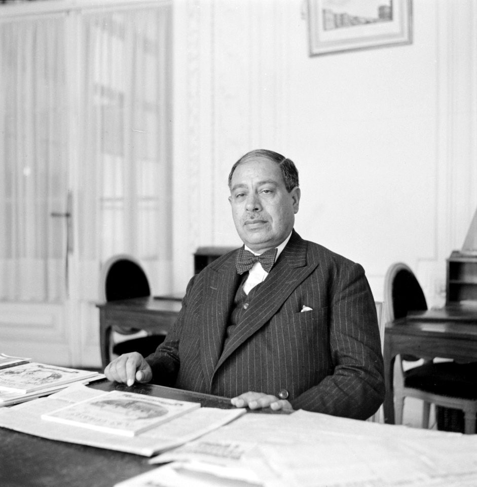 De Egyptische minister van Oorlog Hassan Sabry Pasha, Bestanddeelnr 191-0105