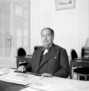 De Egyptische minister van Oorlog Hassan Sabry Pasha, Bestanddeelnr 191-0104
