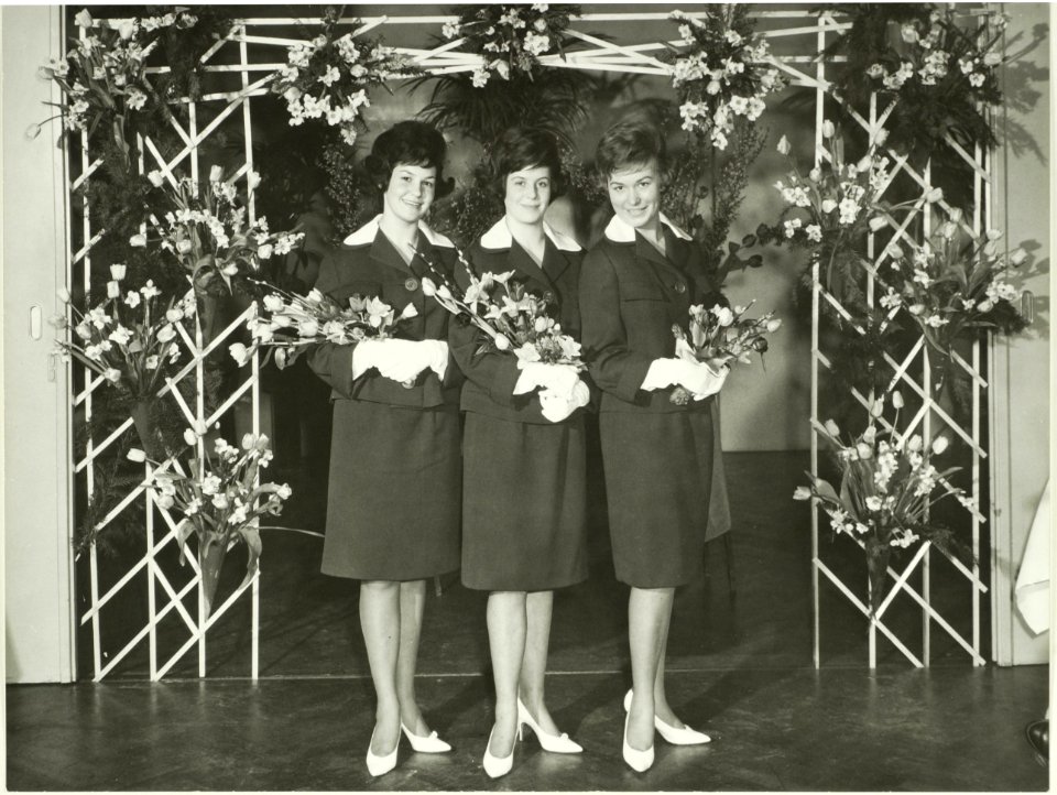 De drieling uit de bollenstreek Hilda, Lissa, Saskia. NL-HlmNHA 5400467556