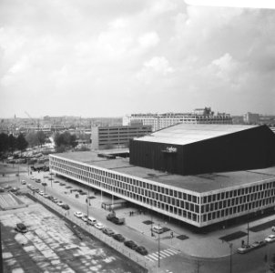 De Doelen te Rotterdam, overzicht, accent op hoofdzijde, Bestanddeelnr 919-1364