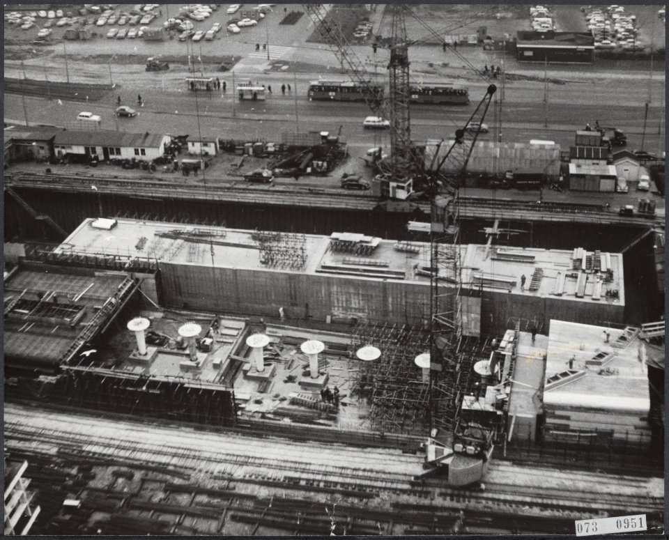 De bouw van de metrotunnel, Bestanddeelnr 073-0951