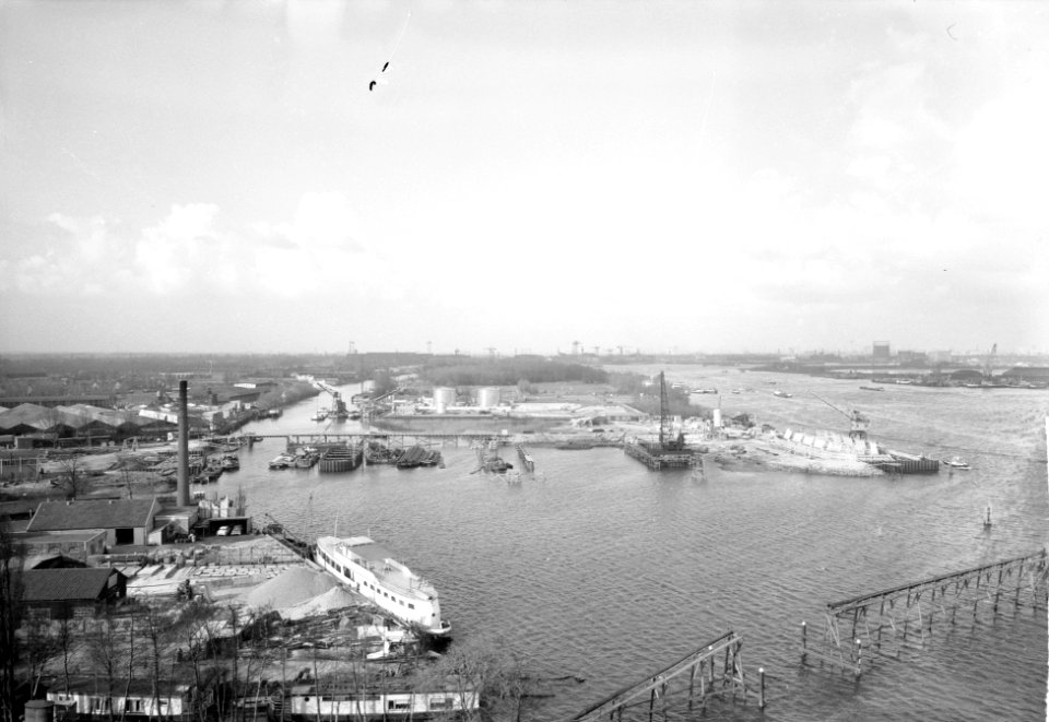 De bouw van de Brienenoordbrug te Rotterdam, Bestanddeelnr 912-2886