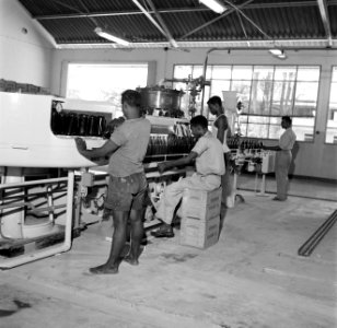 De bottelarij van de Surinaamse Brouwerij in Paramaribo, Bestanddeelnr 252-5047