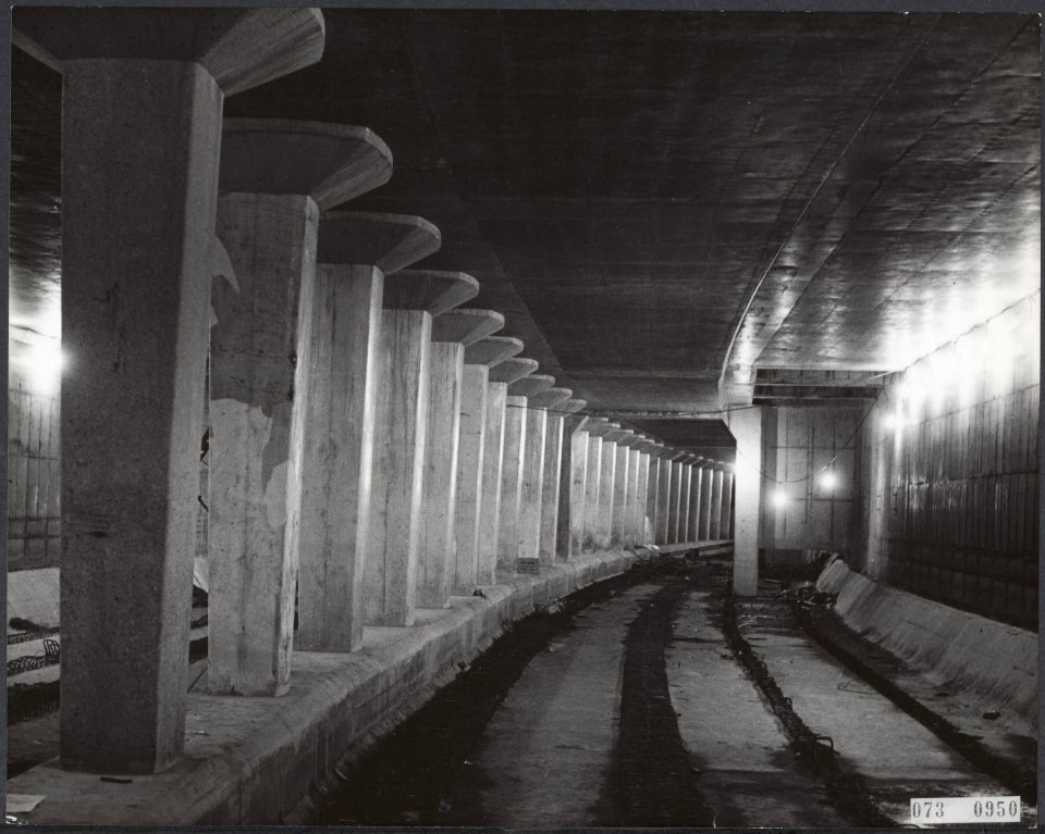 De bouw van de metrotunnel, Bestanddeelnr 073-0950