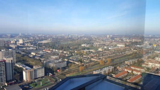 De buurt Zuid gezien vanaf de bovenste verdieping van het Provinciehuis Noord-Brabant (2)