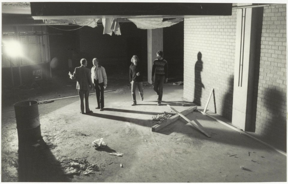 De Brinkmann-passage tijdens de bouw. NL-HlmNHA 54025805