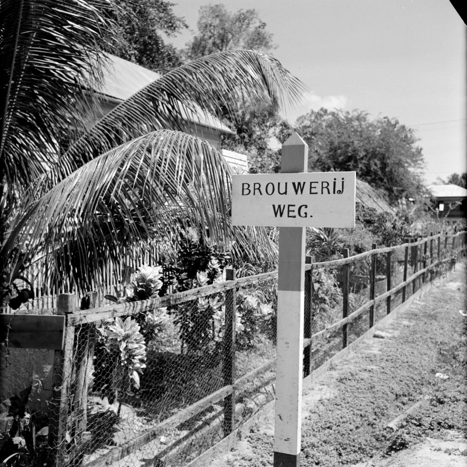 De Brouwerijweg in Paramaribo, Bestanddeelnr 252-4991