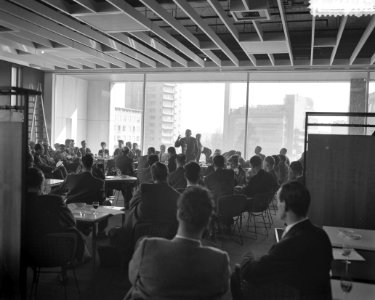 De Bijenkorf Rotterdam. Overzicht Persconferentie, Bestanddeelnr 908-4045