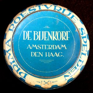 De Bijenkorf prima roestvrije spelden blikje, foto 1