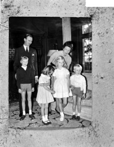 De abdicatie en opvolging in Luxemburg, Prins Jean van Luxemburg met echtgenote , Bestanddeelnr 917-1167