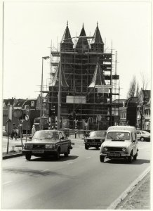 De Amsterdamse Poort, ziende stadinwaarts, naar het westen. NL-HlmNHA 54016829 01