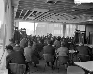 De Bijenkorf Rotterdam. Overzicht Persconferentie, Bestanddeelnr 908-4044