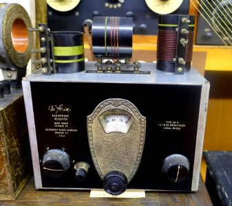 De Forest Type CS-5 Radiophone Receiver, serial no. 298 - New England Wireless & Steam Museum - East Greenwich, RI - DSC06706