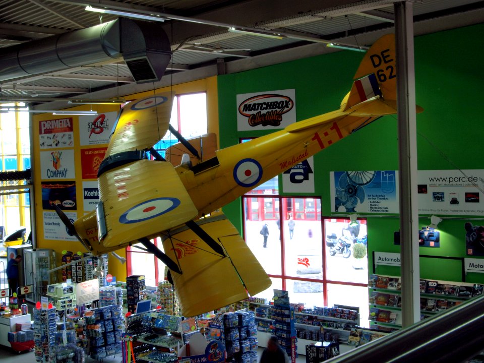De Havilland DH 82A Tiger Moth II in Sinsheim