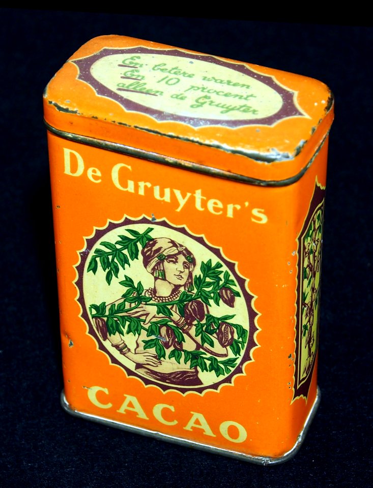 De Gruyters cacao blikje, foto2