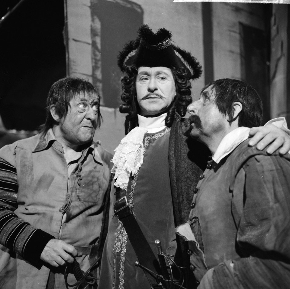 De Gebochelde televisiestuk van de VARA Johan Kaart , Bob de Lange en Bert va, Bestanddeelnr 915-8643