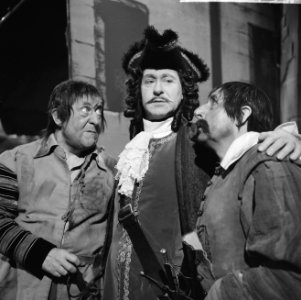 De Gebochelde televisiestuk van de VARA Johan Kaart , Bob de Lange en Bert va, Bestanddeelnr 915-8643