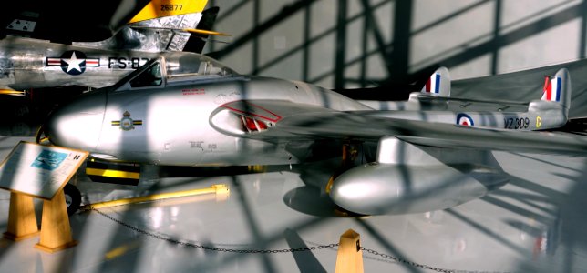 De Havilland D.H.100 Vampire FB.9, 1966 - Evergreen Aviation & Space Museum - McMinnville, Oregon - DSC00577