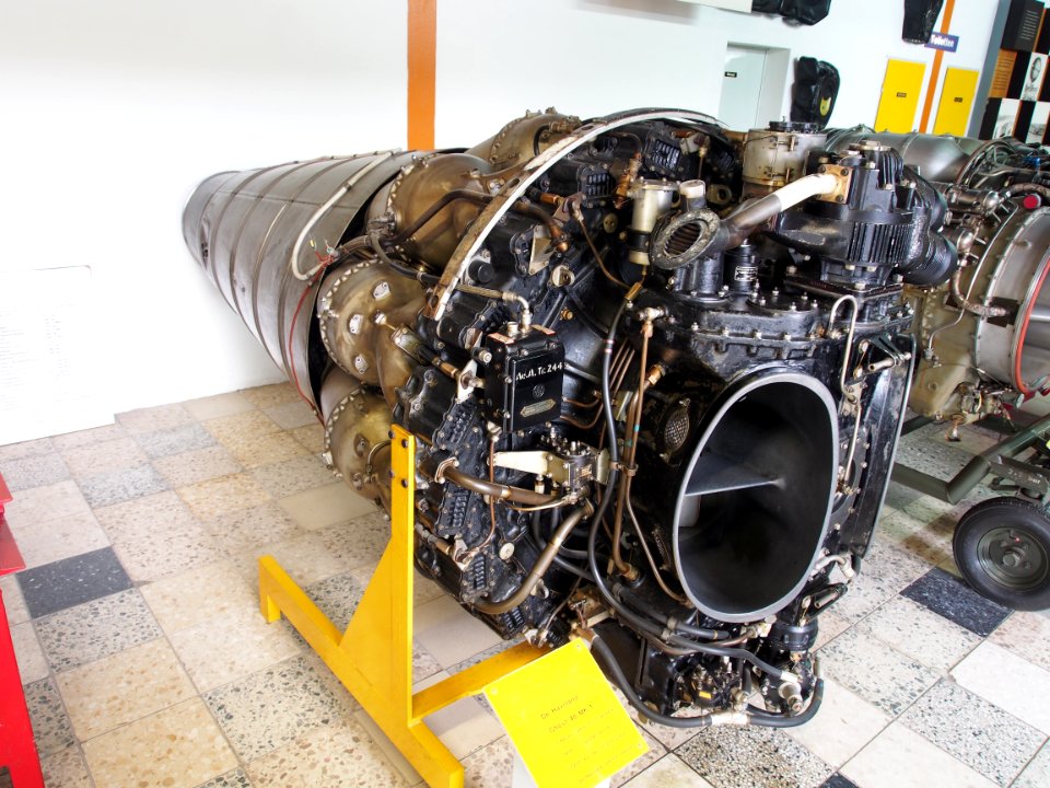 De Havilland Ghost 48 Mk1 (1956) used in DH112 Venom at Flugausstellung Hermeskeil, pic1