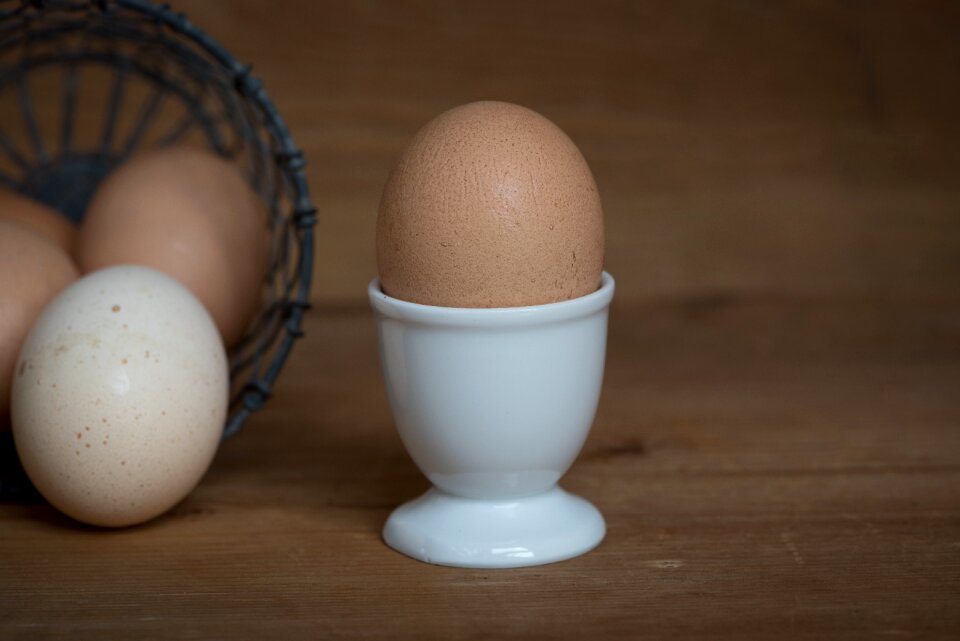 Egg cups boiled eggs hen's egg