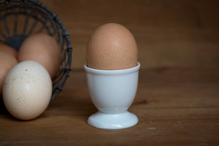 Egg cups boiled eggs hen's egg photo