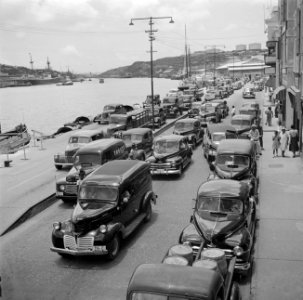 De Handelskade in Willemstad op Curaçao, Bestanddeelnr 252-7252
