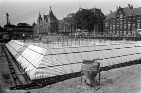 De funderingen van het metrostation, Bestanddeelnr 928-0931