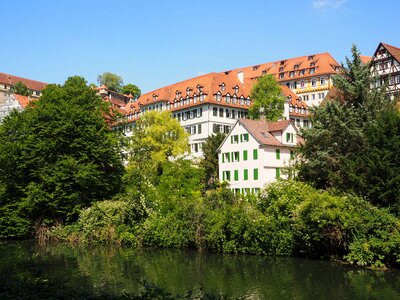 Mirroring tübingen river photo