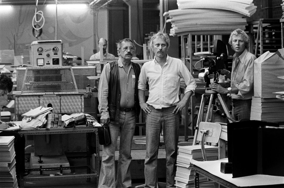 De cineast Jan Vrijman en een medewerker, Bestanddeelnr 928-0469