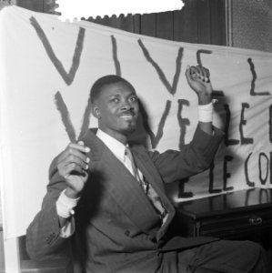 De Congolese leider Patrice Loemoemba in Brussel, Bestanddeelnr 910-9733