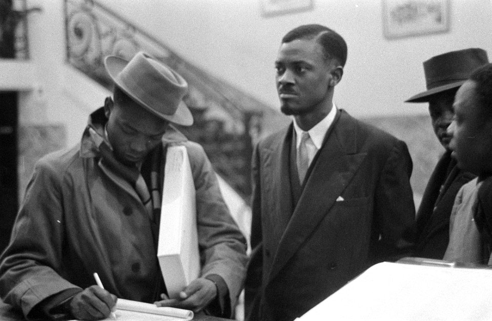 De Congolese leider Patrice Loemoemba in Brussel, Bestanddeelnr 910-9741