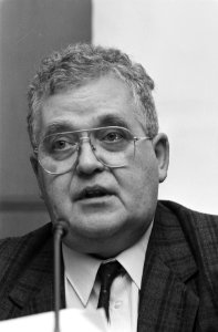 De heer Barth, vice-voorzitter van het NVOB, het Nederlands Verbond van Ondernem, Bestanddeelnr 934-3844