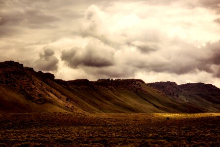 Landscape plateau prairie photo
