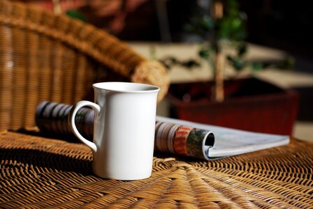 Breakfast cafe mug photo