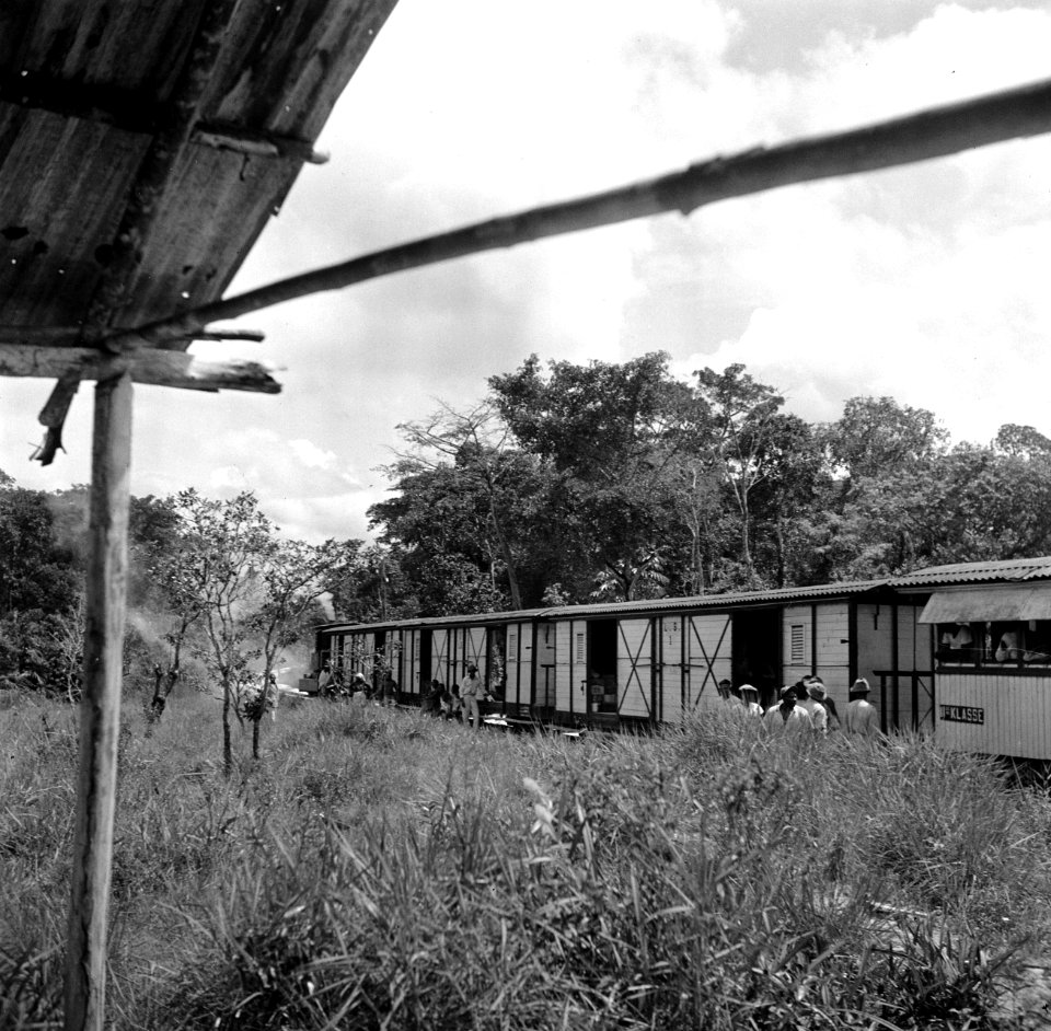 De goudveldentrein bij Kabelstation, Bestanddeelnr 252-5969