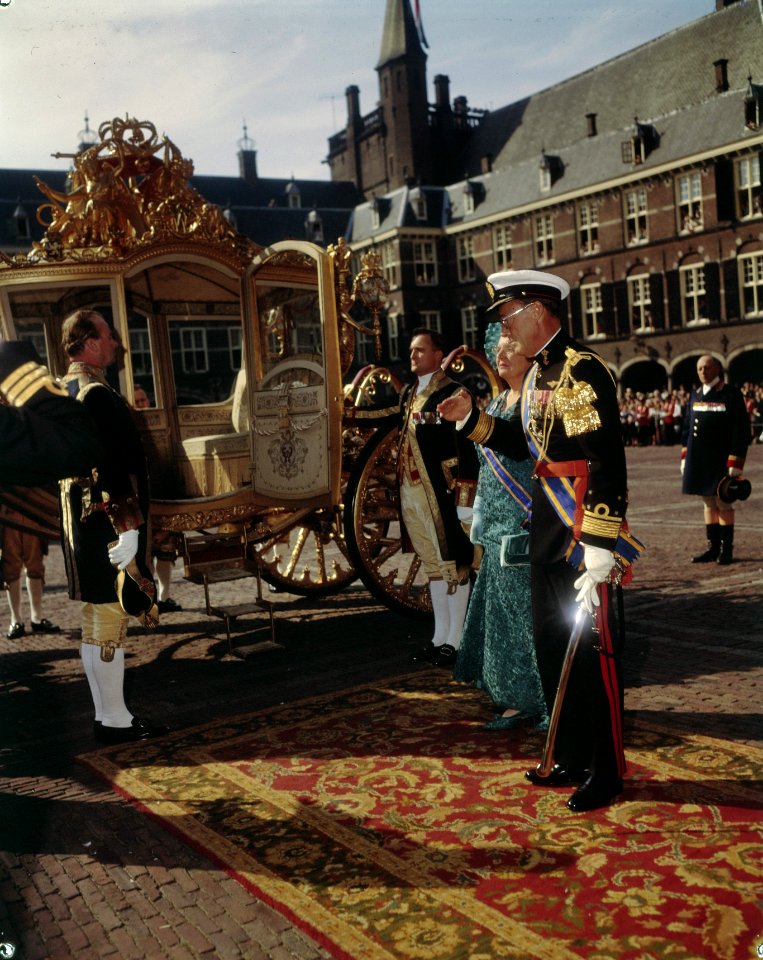 De gouden koets met juliana en bernhard, Bestanddeelnr 254-7699