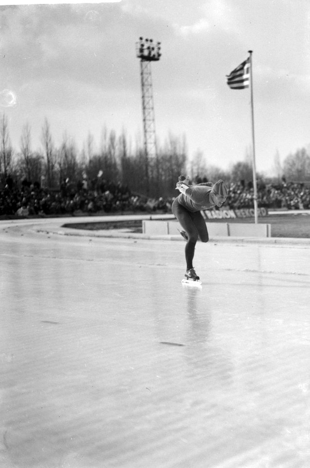 Drielandenschaatswedstrijden op Jaap Eden baan te Amsterdam I Nilsson, Bestanddeelnr 913-5601