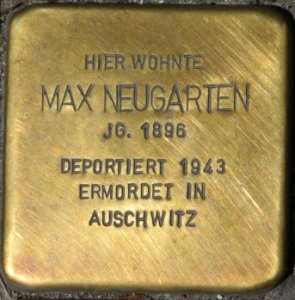 Dortmund Stolperstein Max Neugarten
