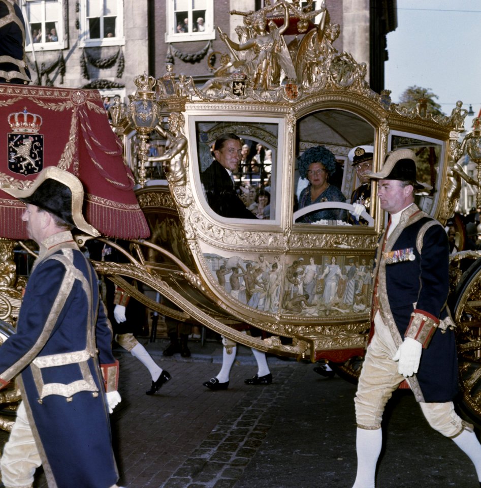 De gouden koets met juliana en bernhard, Bestanddeelnr 254-7789
