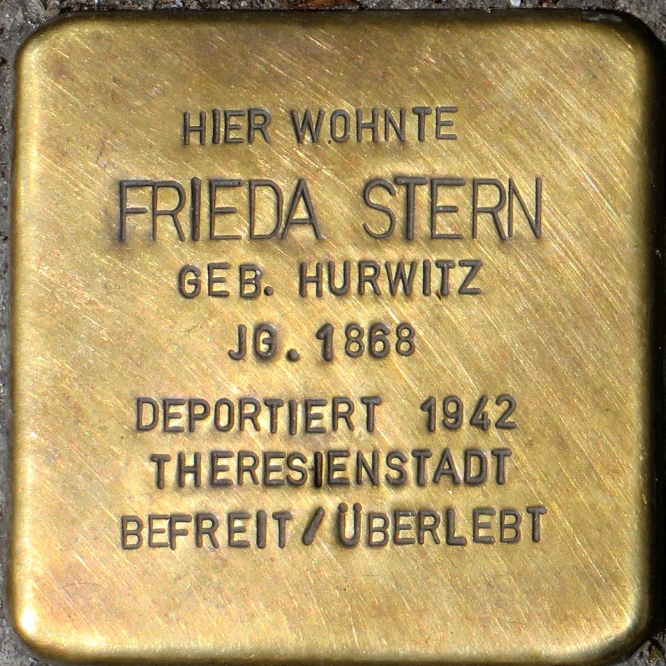 Dortmund Stolperstein Frieda Stern