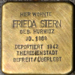 Dortmund Stolperstein Frieda Stern