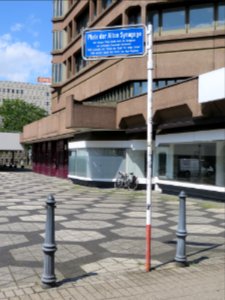 Dortmund Straßenschild Platz der Alten Synagoge