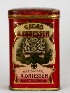 Driessen cacao blikje 0,1Kg blikje, foto1 photo