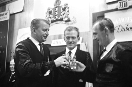 Drie beste driebanders v.l.n.r. Popeyus, De Ruyter en Doggen, Bestanddeelnr 918-4151
