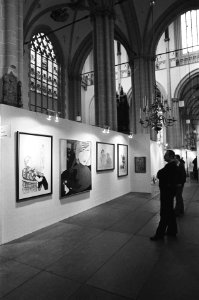 Driedaagse kunstbeurs in Nieuwekerk in Amsterdam vanaf morgen. De kunstbeurs d, Bestanddeelnr 932-0459