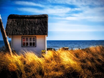 Nature lake dune photo