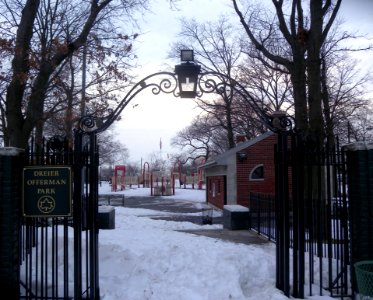 Dreier Offerman Park Gravesend snow jeh photo