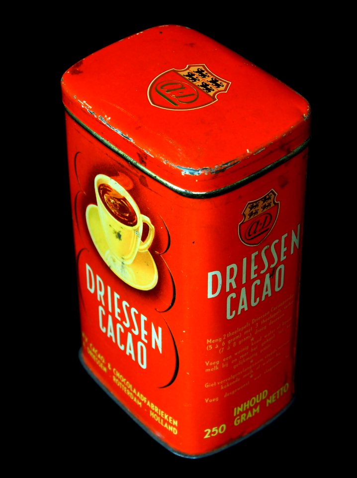 Driessen cacao 250gram blik, foto1