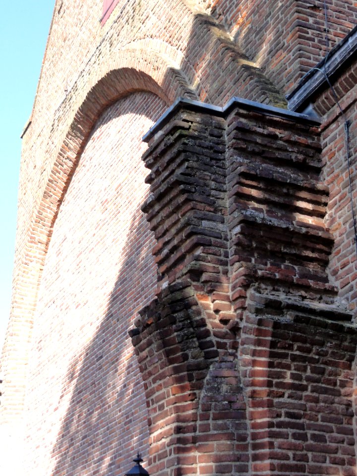 Dreumel Rijksmonument 14069 NH kerk, aanhechting ruïne schip aan koor